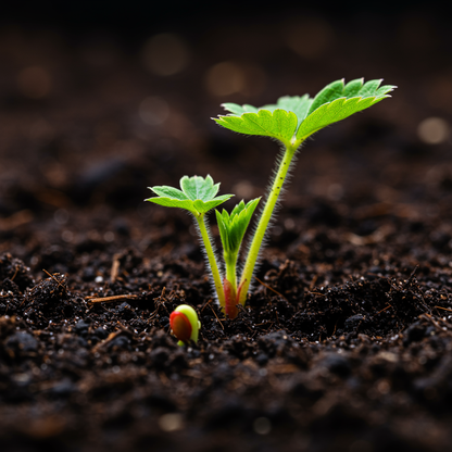 Alexandria Strawberry Seeds – Everbearing Alpine Red Berry Fruit Seeds