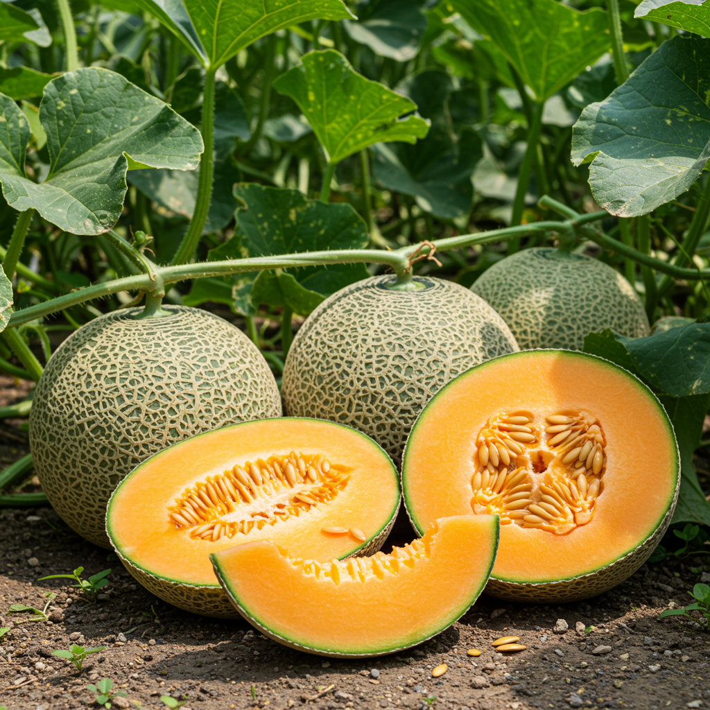 Hales Best Jumbo Cantaloupe Seeds - Cantaloupe Seeds for Home Garden