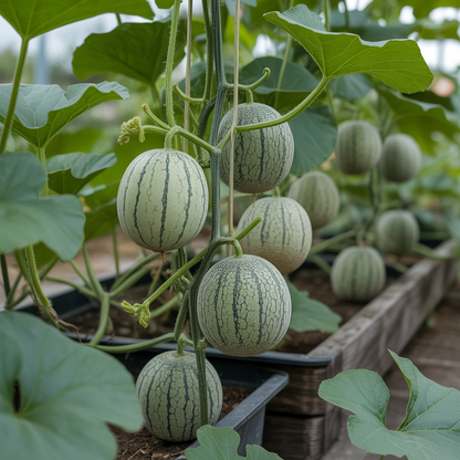 Organic Galia Melon Seeds – Hybrid Melon for Planting