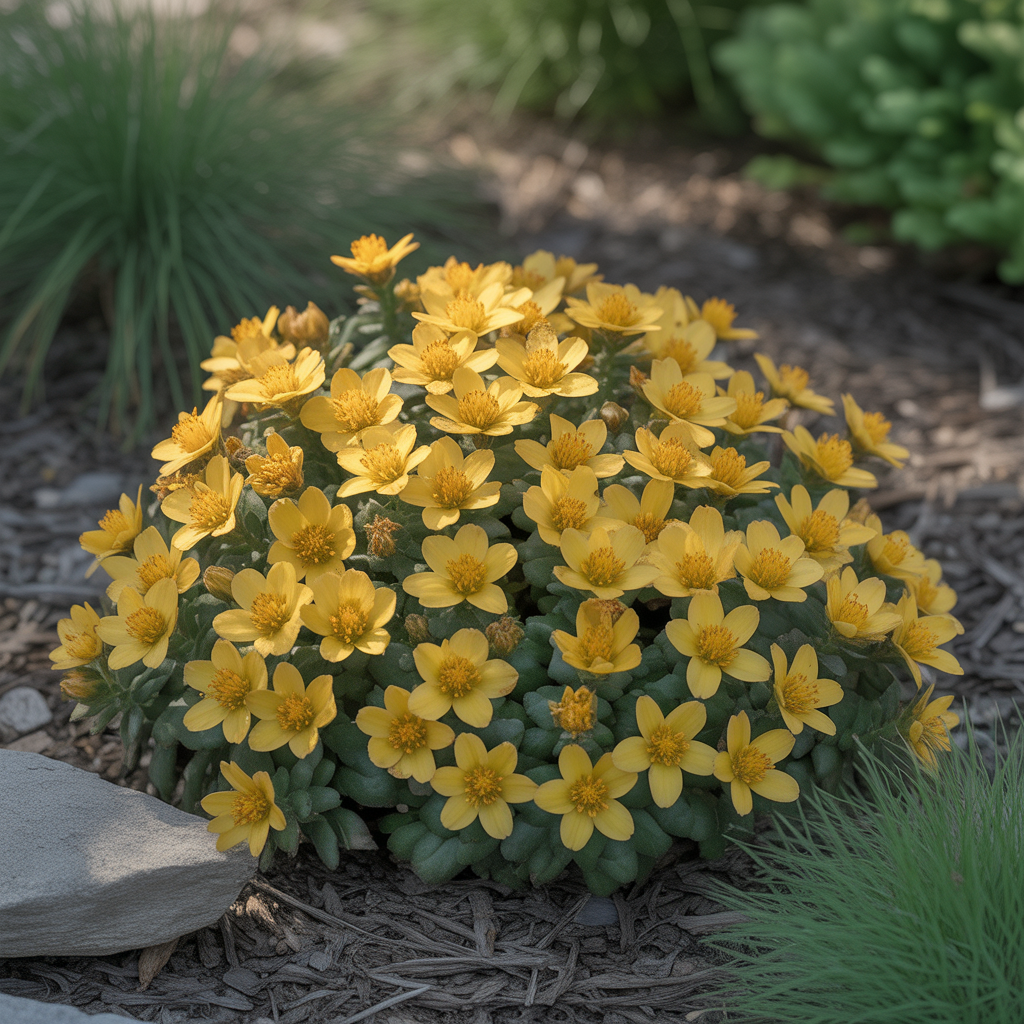 Dwarf Cold-Tolerant Plant Seeds with Bright Yellow Flowers
