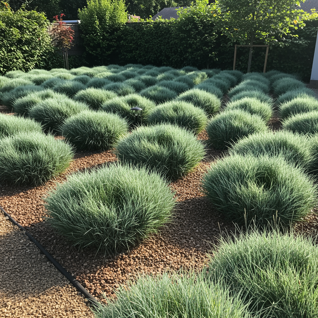 Blue Fescue Ornamental Grass Seeds for Planting – Festuca Perennial Drought-Tolerant Sun or Shade