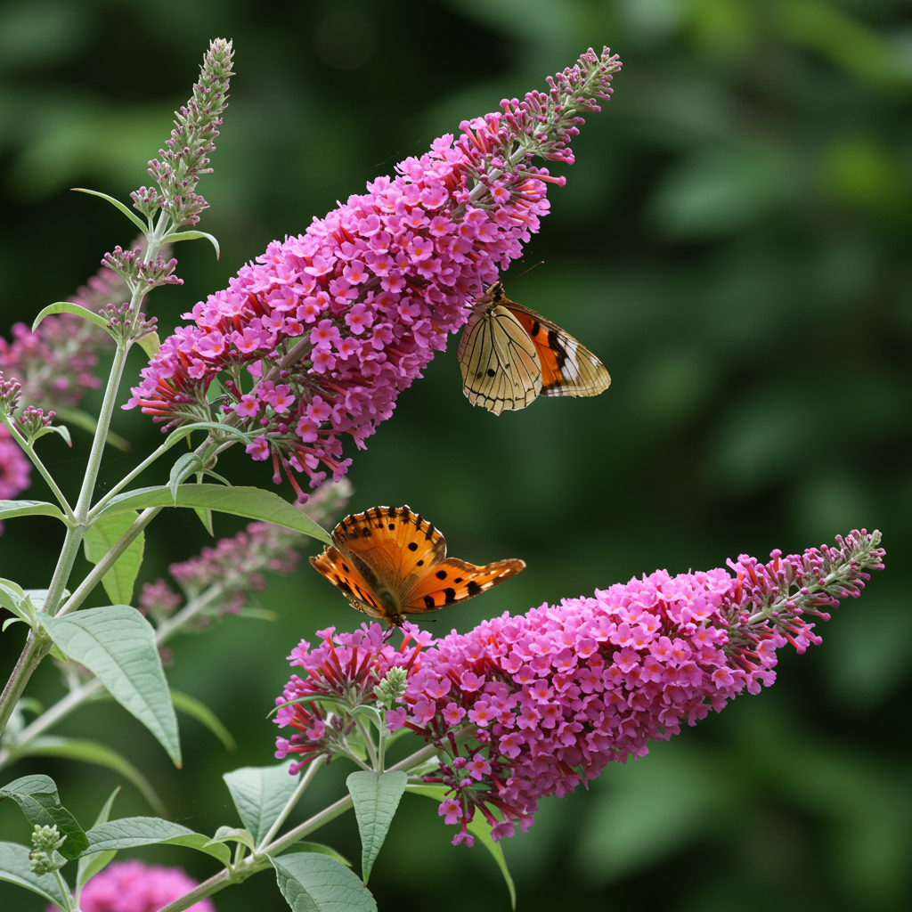 Pink Delight Butterfly Bush Seeds for Planting – Buddleja davidii with Vibrant Pink Blooms