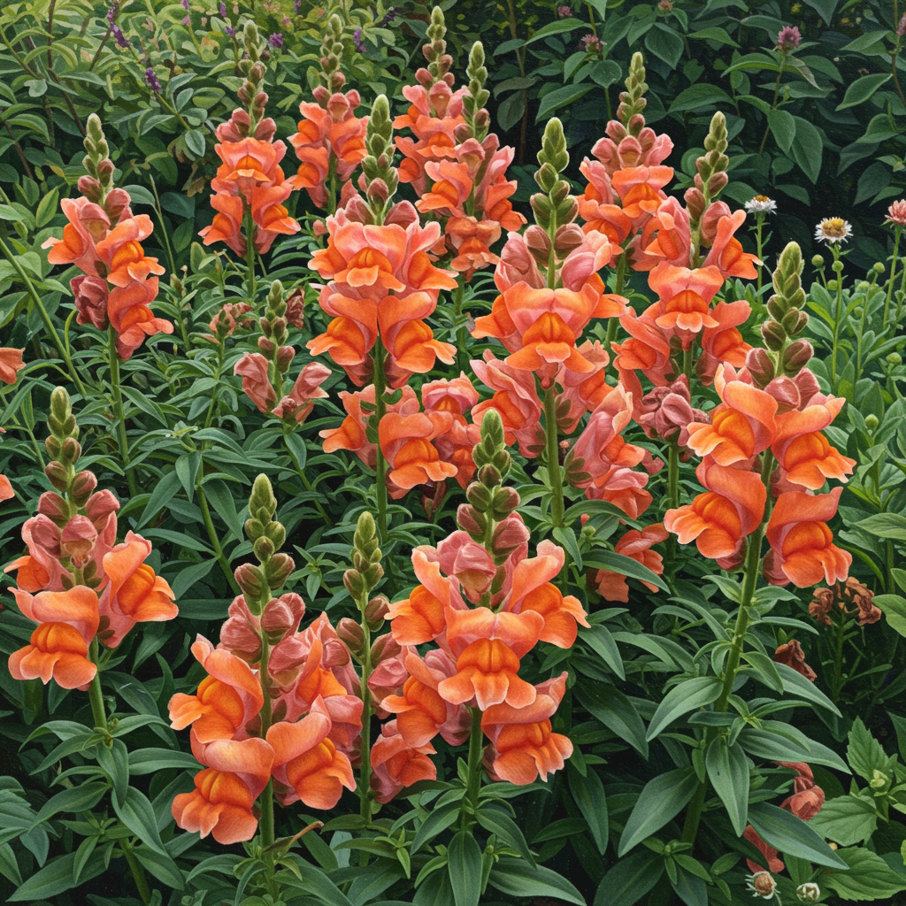 Salmon Snapdragon Flower Seeds - Snapdragon Flower Seeds for Garden