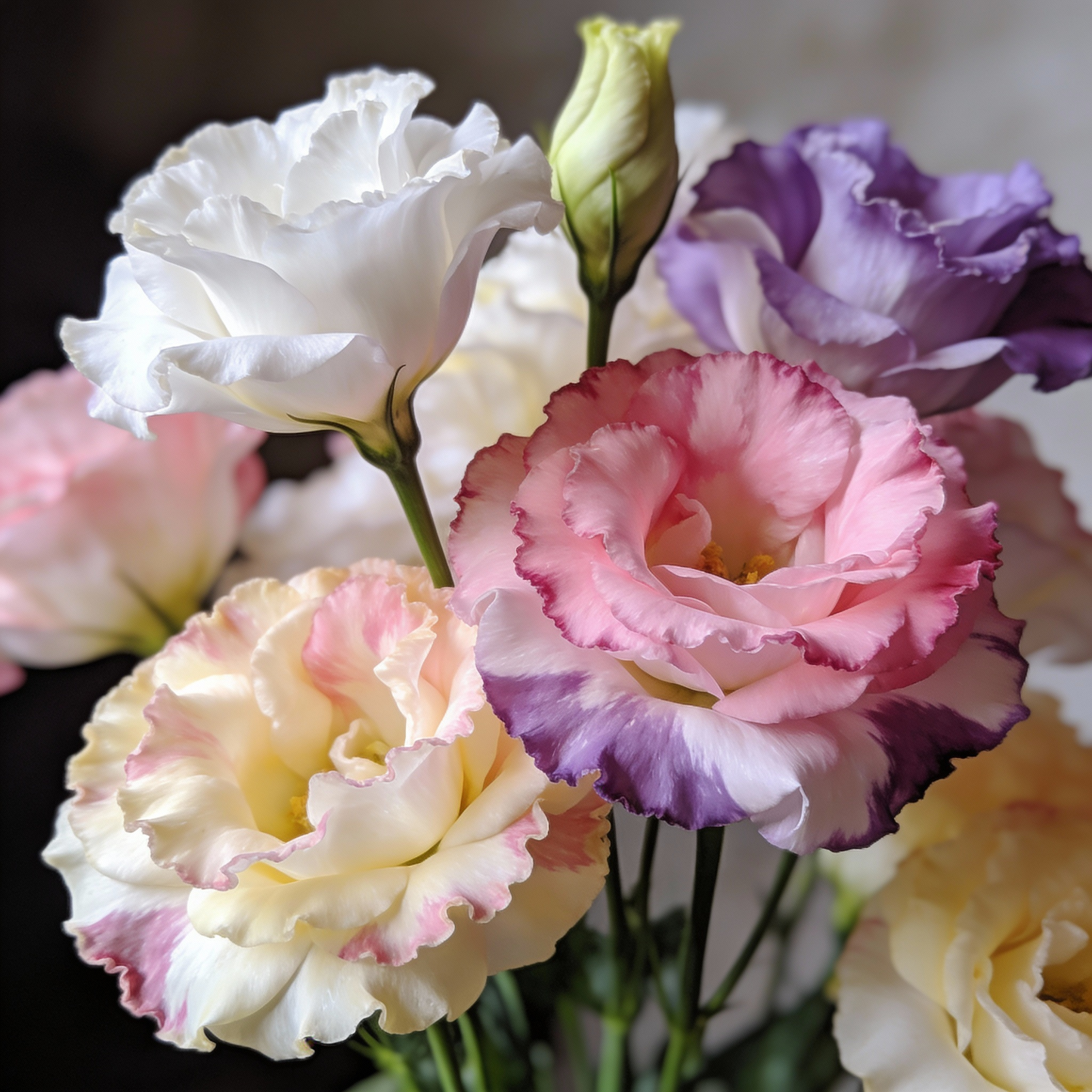 Eustoma Flower Seeds - Lisianthus Flower Seeds for Garden