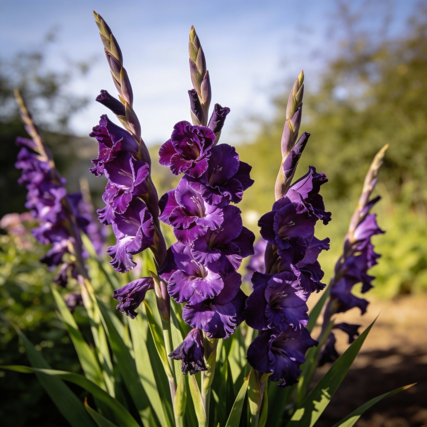 Purple Gladiolus Seeds for Garden Planting
