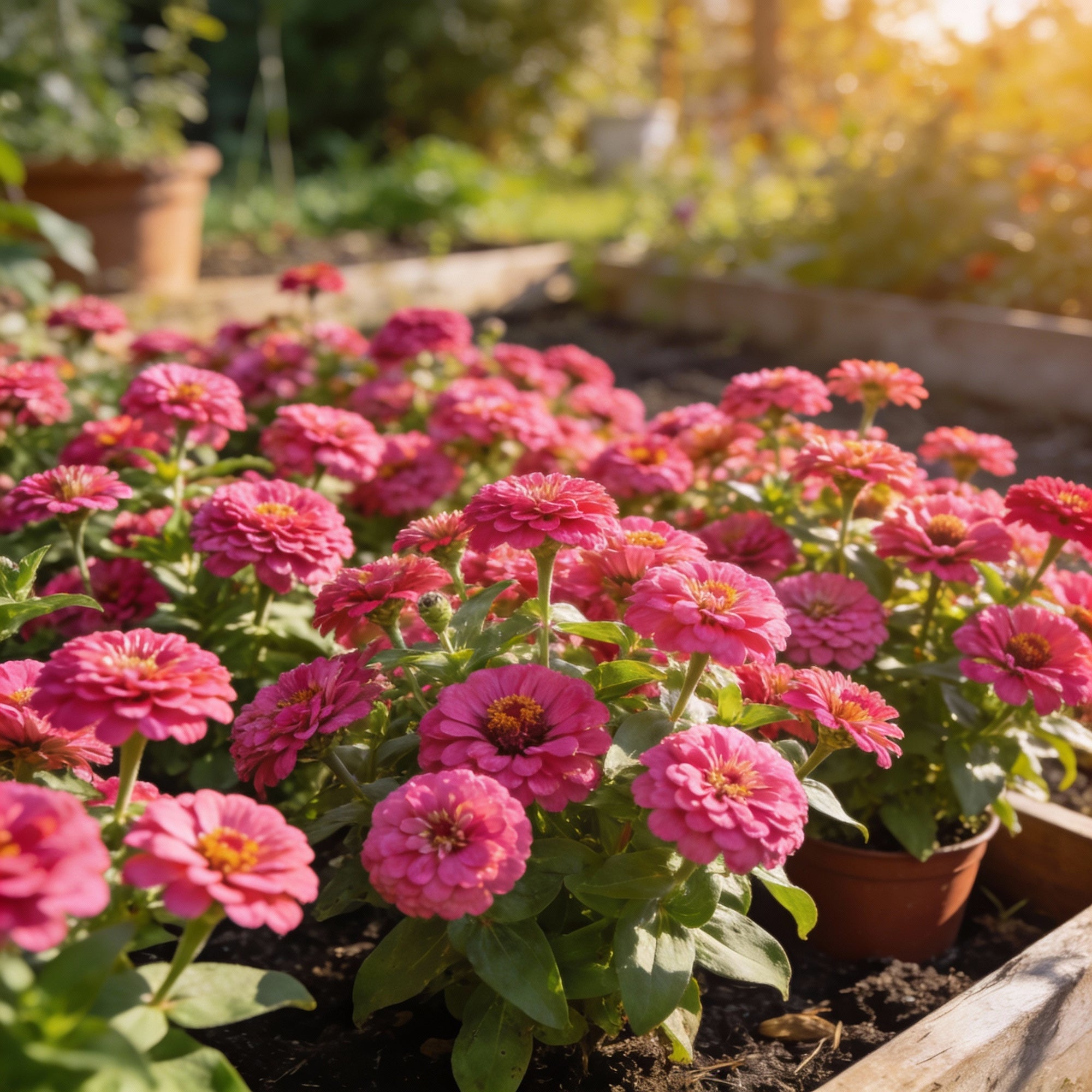 hot-pink-zinnia-flower-seeds-for-garden-planting