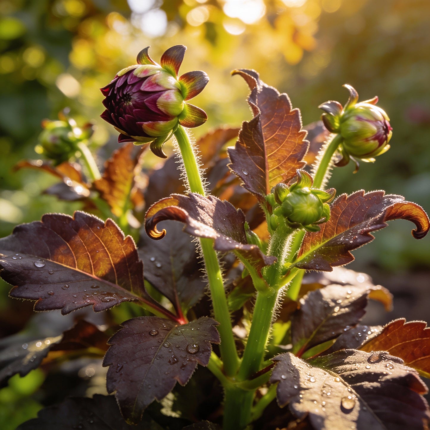 Dahlia Nuit Dete Flower Seeds for Garden Planting