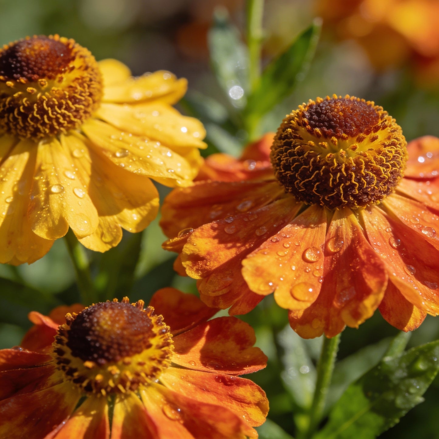 Autumn Lollipop Helenium Flower Seeds for Garden Planting
