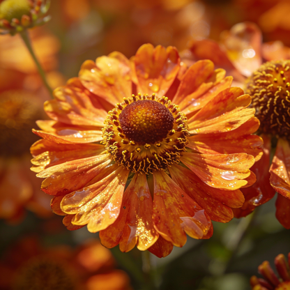 Autumn Lollipop Helenium Flower Seeds for Garden Planting