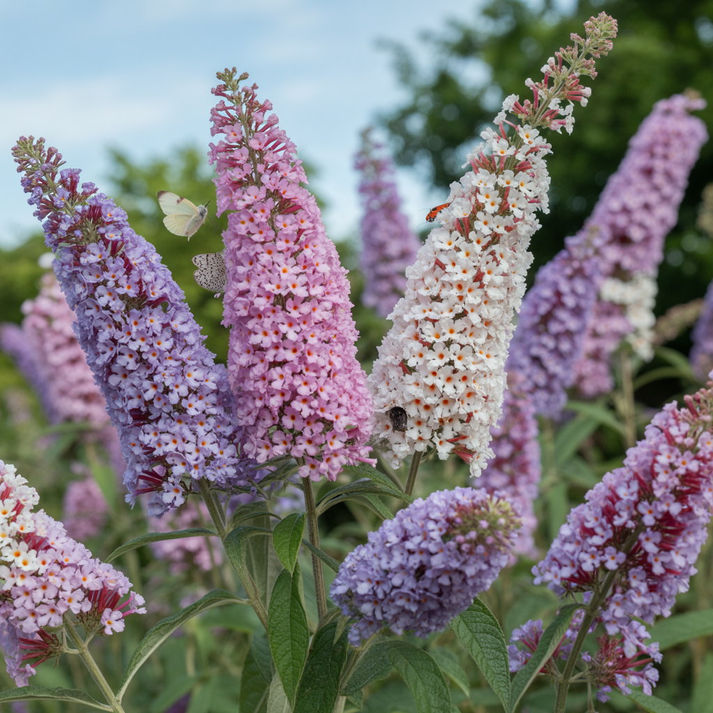 Butterfly Bush Mixed Seeds - Butterfly Bush Flower Seeds for Garden