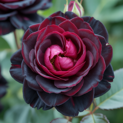 Black Rose Seeds with Red Edge - Rose Flower Seeds for Garden