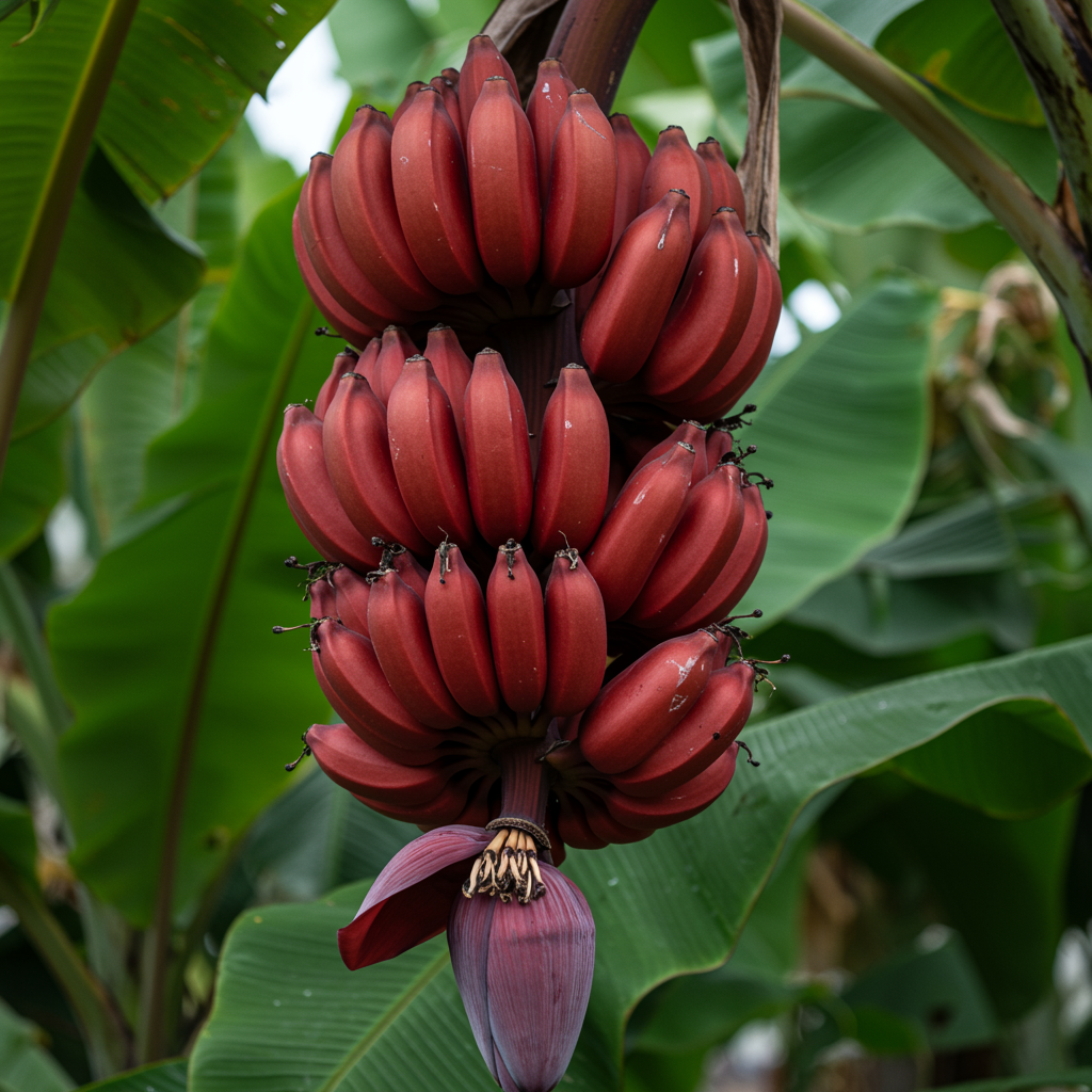 Red Banana Fruit Seeds for Planting – Sweet Exotic Red Banana Seeds for Home Planting