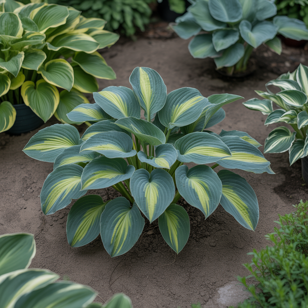 Hosta Seeds for Planting – Heirloom Non-GMO Perennial Shade Plant Green & Yellow Foliage Variety