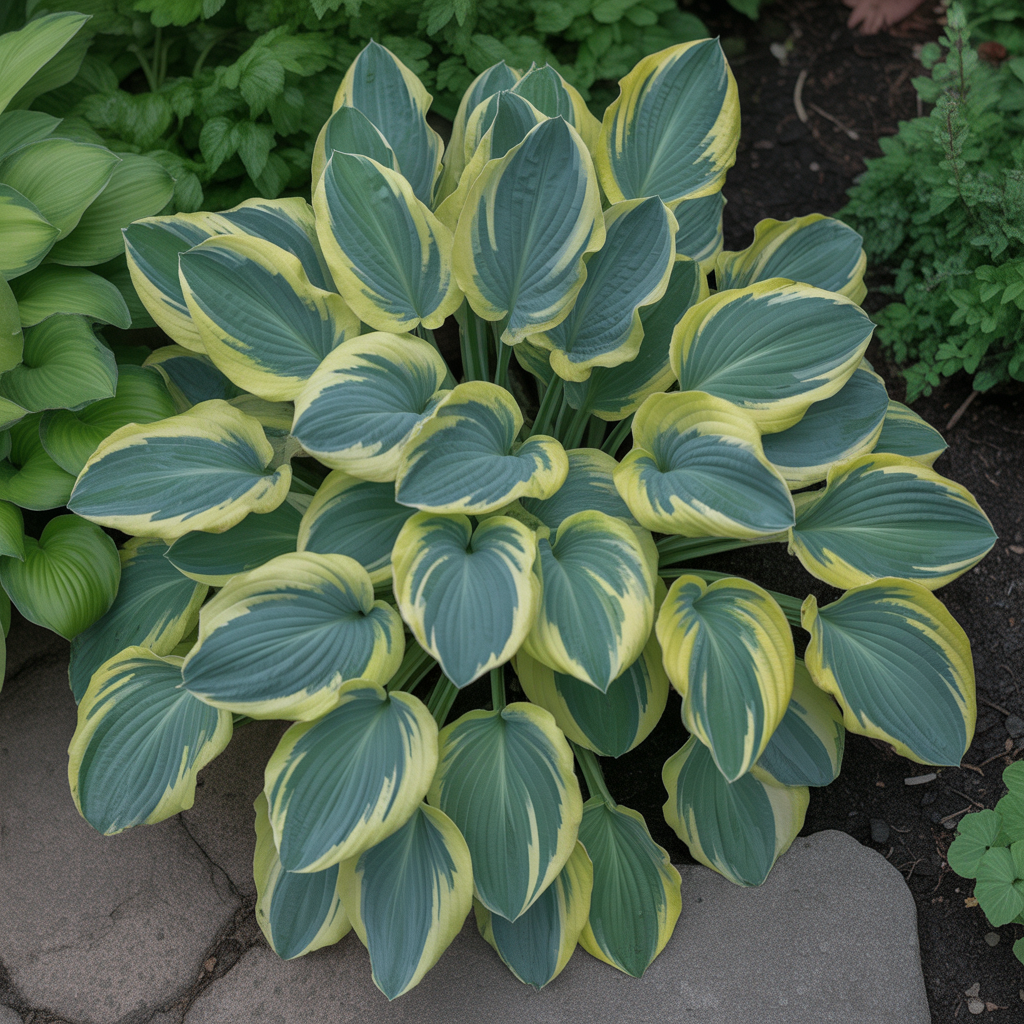 Hosta Seeds for Planting – Heirloom Non-GMO Perennial Shade Plant Variegated Foliage Variety