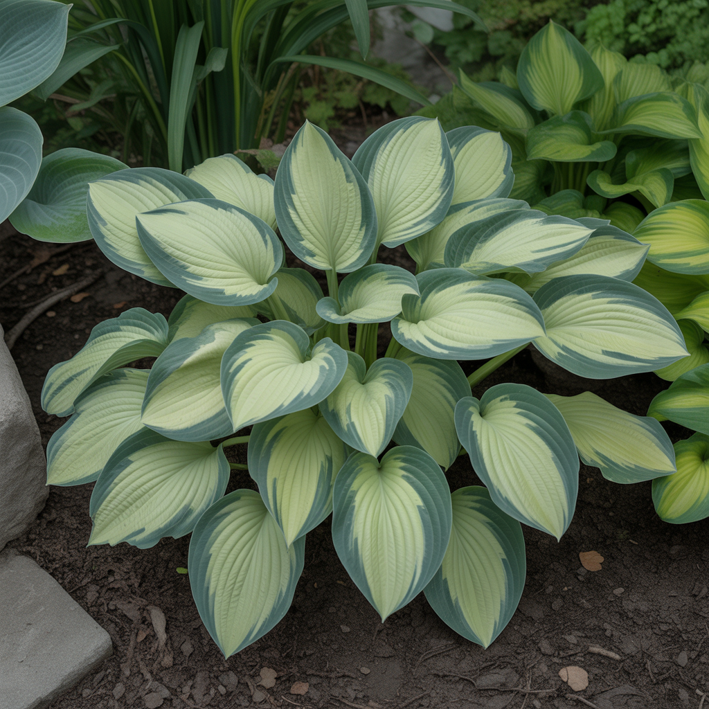 Hosta Seeds for Planting – Heirloom Non-GMO Perennial Shade Plant White Foliage Variety