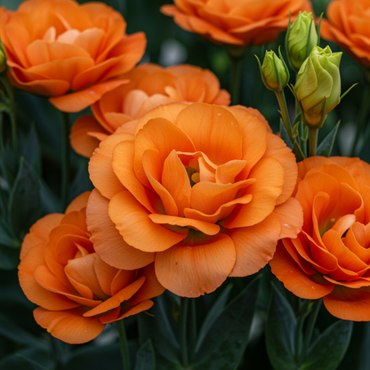 Eustoma Orange Flower Seeds for Garden Planting