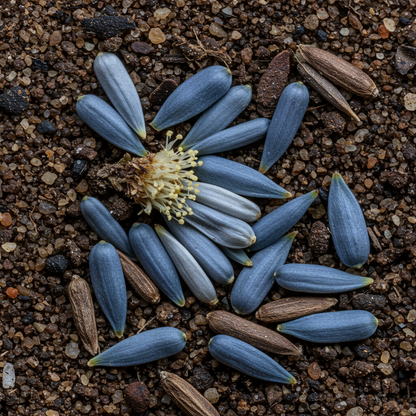 Blue White Aster Flower Seeds - Aster Flower Seeds for Garden