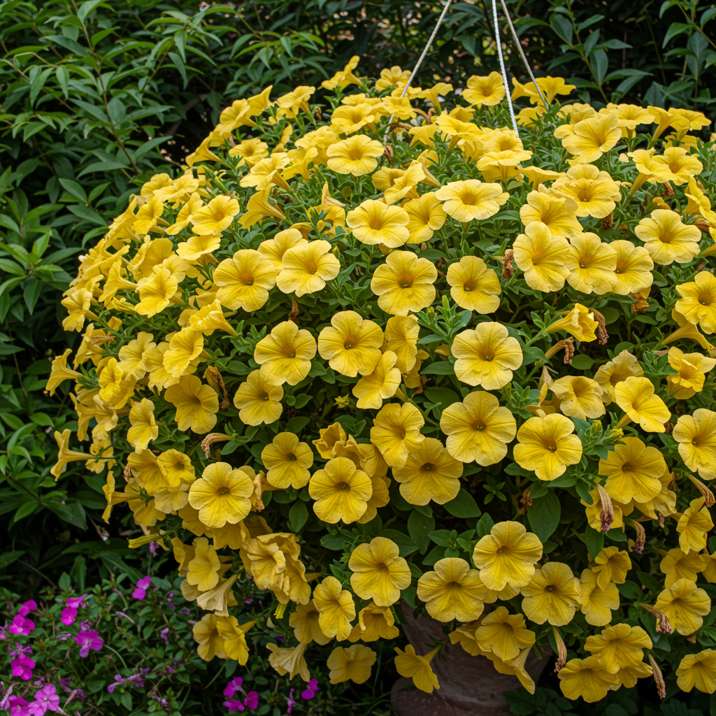 Golden Yellow Petunia Seeds - Yellow Petunia Flower Seeds for Garden