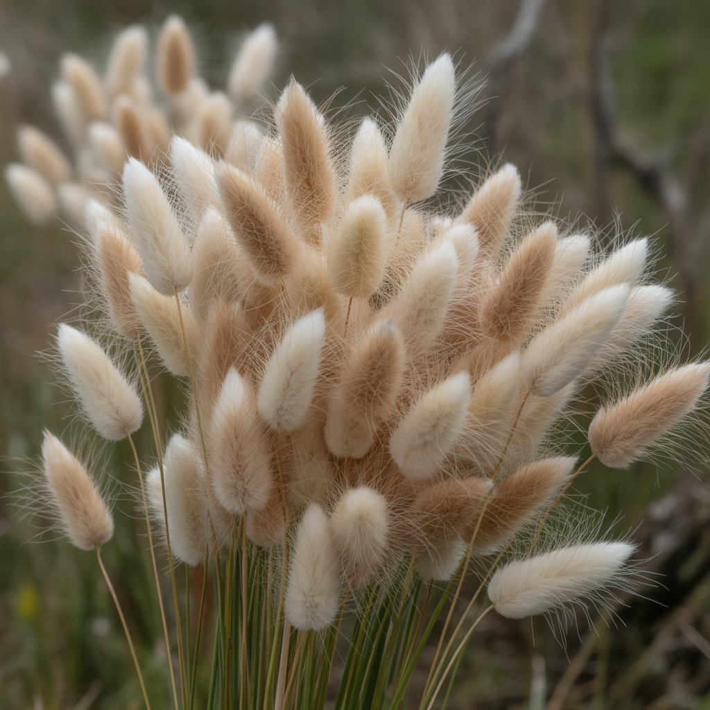 Lagurus Ovatus Seeds - Bunny Tail Grass Seeds for Garden