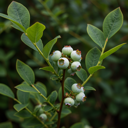 Northern Highbush Blueberry Bush Seeds for Planting – Vaccinium Fruit Shrub with White Flowers