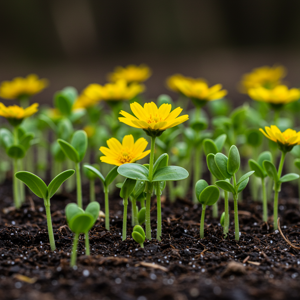 Yellow Summer Flower Mix Seeds for Garden Planting