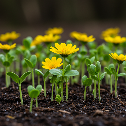 Yellow Summer Flower Mix Seeds for Garden Planting