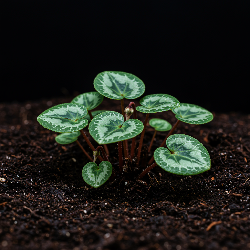 Cyclamen Cyberia Rose Silver Flower Seeds for Planting