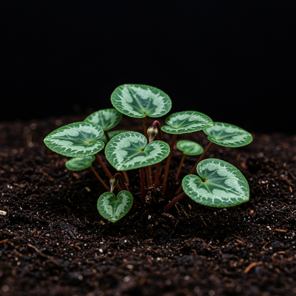 Cyclamen Cyberia Rose Silver Flower Seeds for Planting