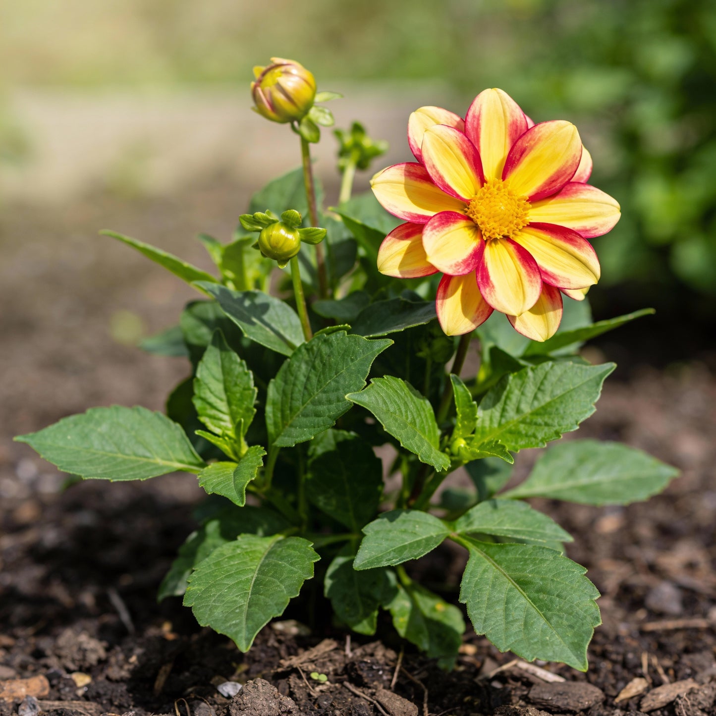 Mixed Yellow Red Dahlia Flower Seeds - Dahlia Flower Seeds for Garden