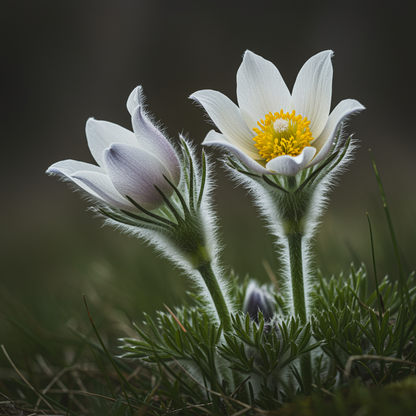 White Pasque Flower Seeds - White Pasque Flower Seeds for Garden