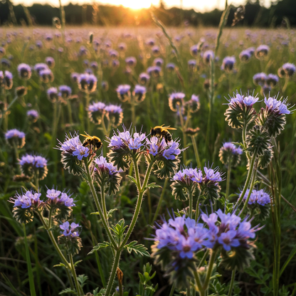 Purple Phacelia Flower Seeds - Purple Phacelia Flower Seeds for Garden