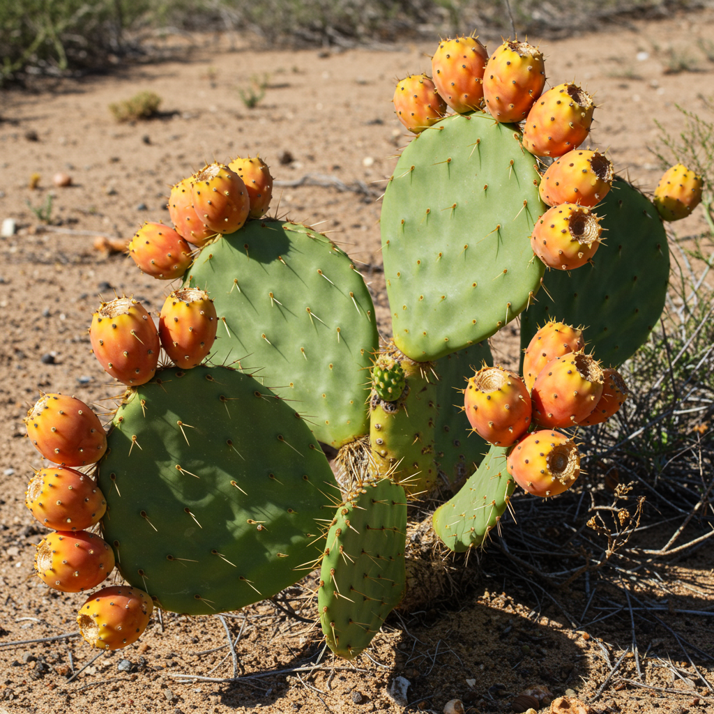 Orange Prickly Pear Cactus Seeds for Planting