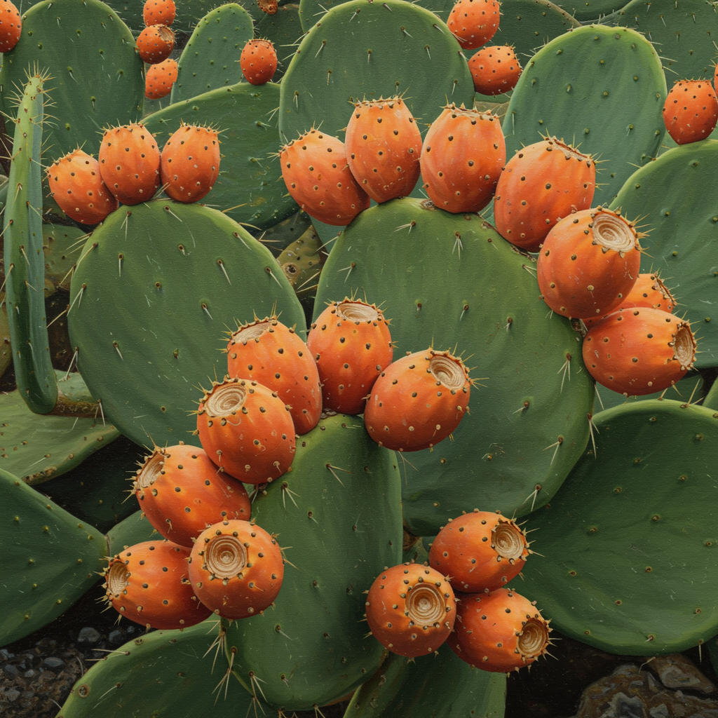 Orange Prickly Pear Cactus Seeds for Planting