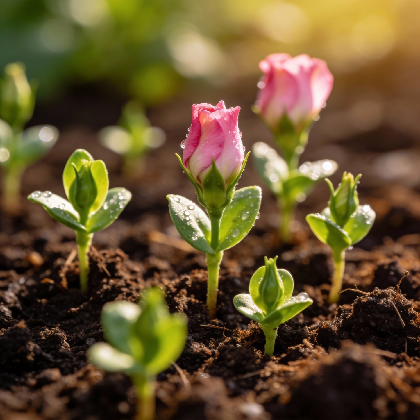 Lisianthus Rosita Pink Flash Seeds for Gardens and Bouquets
