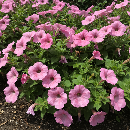 Soft Pink Petunia Seeds for Gardens and Hanging Baskets