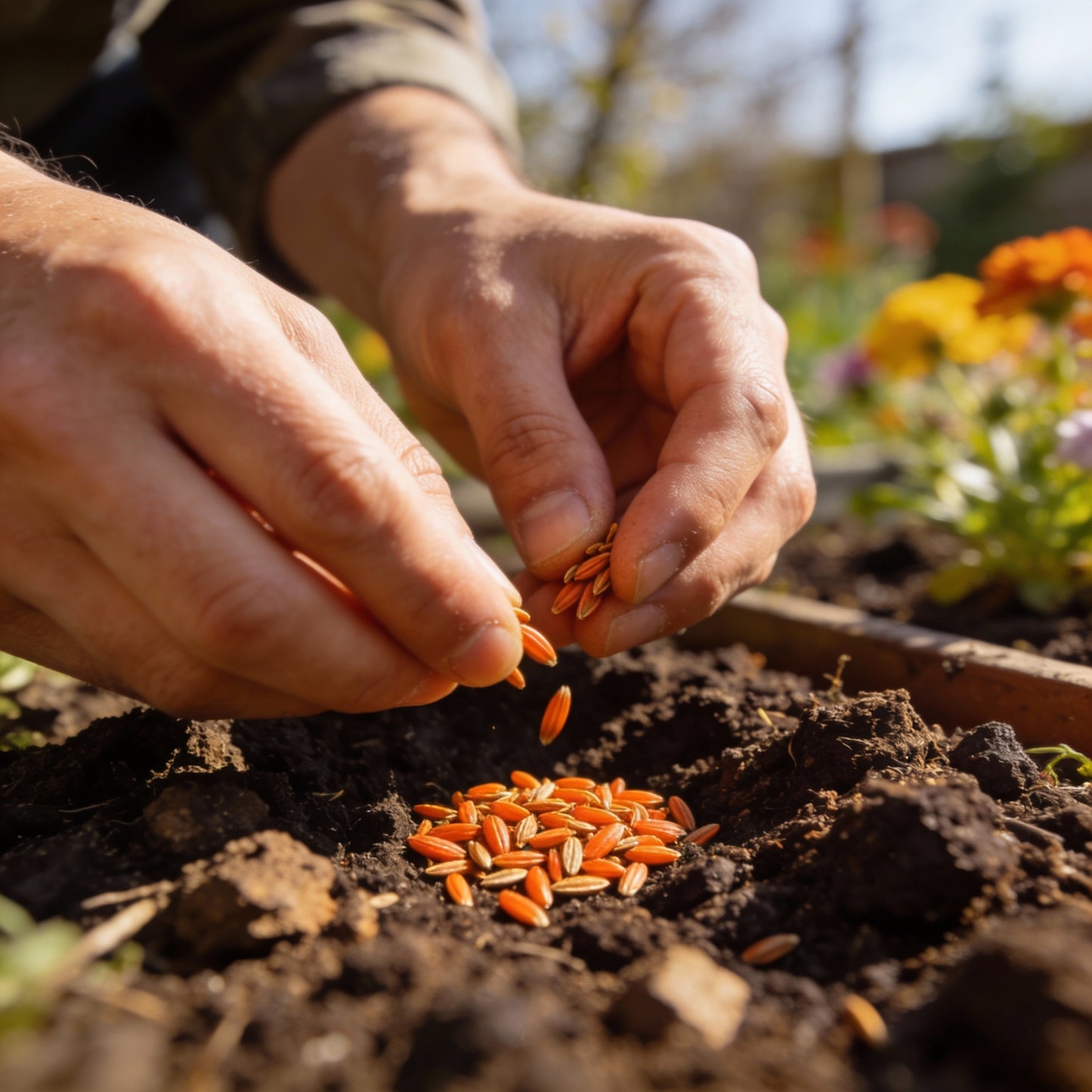 Orange Aster Flower Seeds for Garden Planting