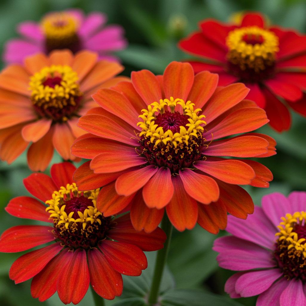 Heat Tolerant Zinnia Seeds for Garden Planting