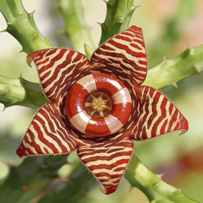 Huernia Zebrina Lifesaver Cactus Seeds for Garden Planting