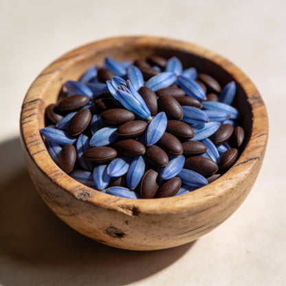Blue Tinsel Lily Anguligar Flower Seeds for Garden Planting