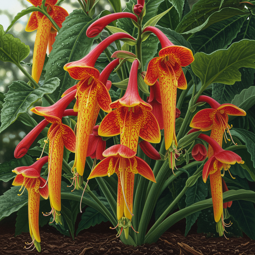 Bomarea multiflora Flower Seeds – Perennial Climber for Planting