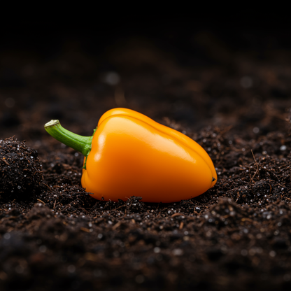 Mini Bell Orange Pepper Seeds - Pepper Seeds for Home Garden