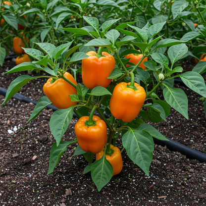 Mini Bell Orange Pepper Seeds - Pepper Seeds for Home Garden
