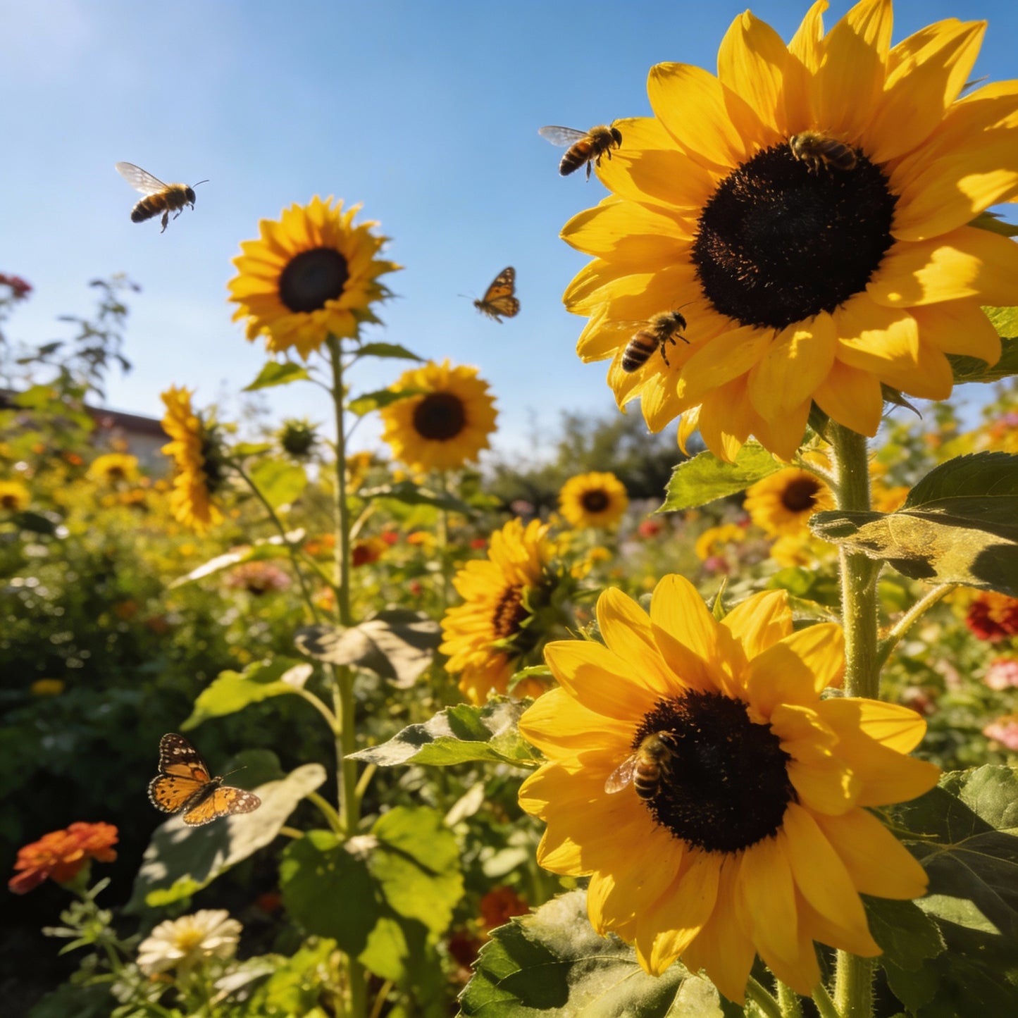 Sunflower Seed Mix Seeds - Sunflower Seeds for Garden
