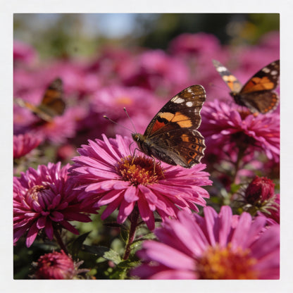 Magenta Aster Flower Seeds for Garden Planting