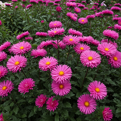 Magenta Aster Flower Seeds for Garden Planting