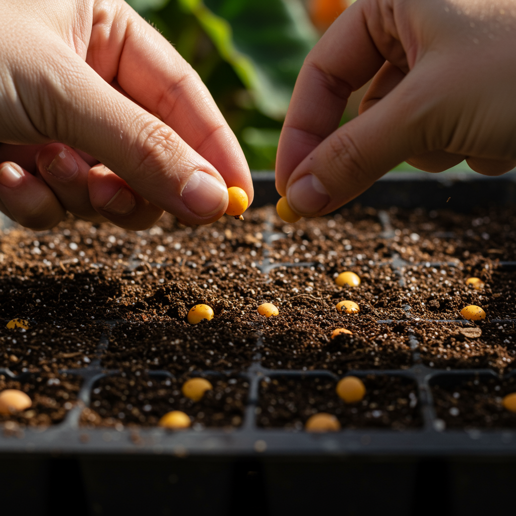 Apricot Begonia Flower Seeds for Garden Planting