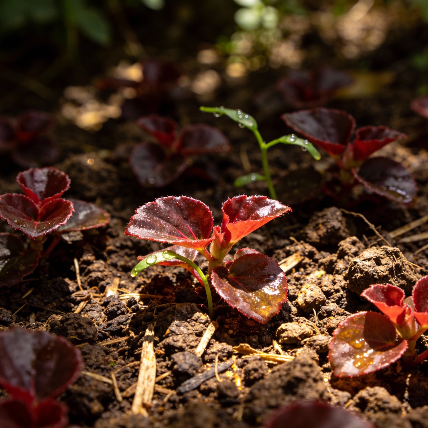Red Begonia Flower Seeds for Garden Planting