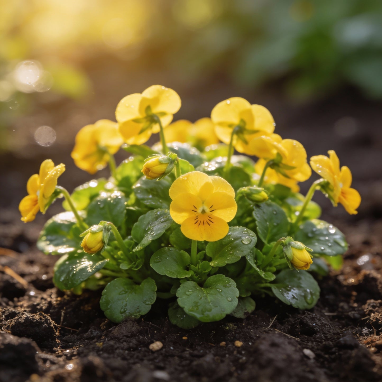 Yellow Pansy Flower Seeds – Sunny Vibrant Blooms