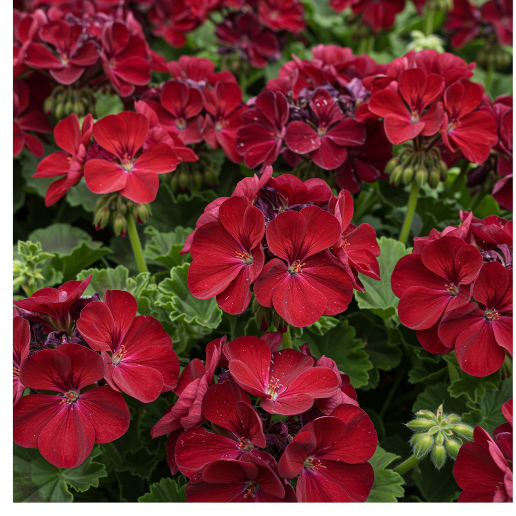 burgundy-geranium-flower-seeds-for-garden-planting