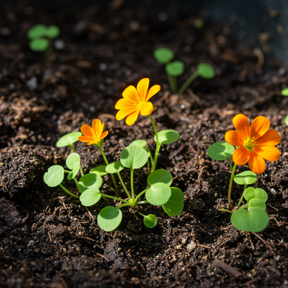 Orange and Yellow Geranium Flower Seeds for Garden Planting
